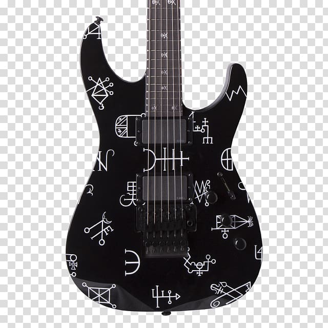 Electric guitar ESP Guitars ESP Kirk Hammett ESP LTD Kirk Hammett Signature Series KH-602 ESP KH Demonology, electric guitar transparent background PNG clipart