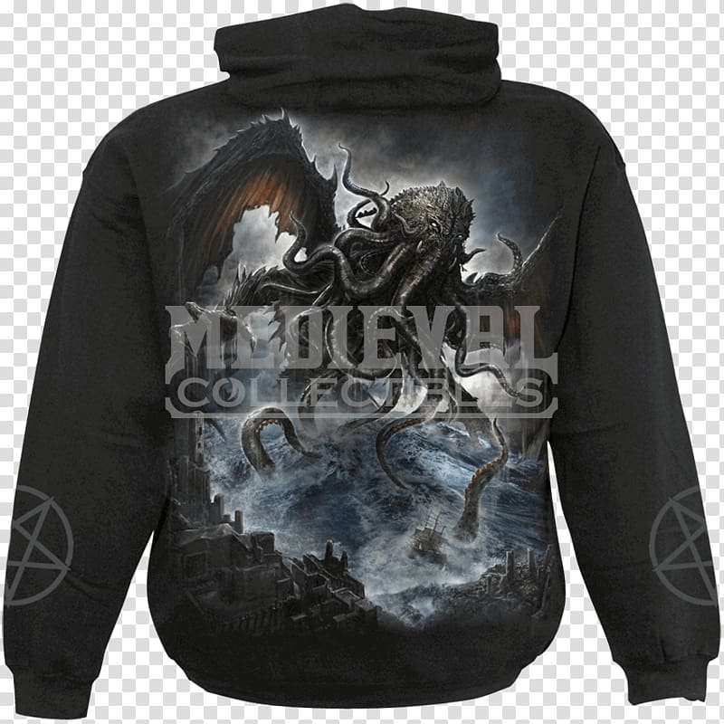 The Call of Cthulhu Hoodie T-shirt Miskatonic River, T-shirt transparent background PNG clipart