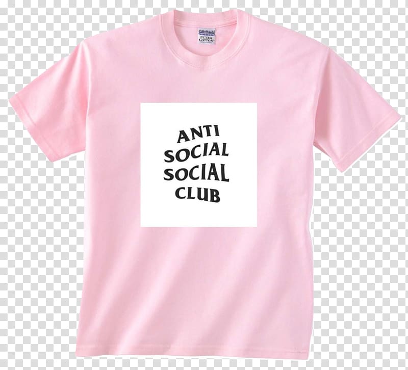 T-shirt Anti Social Social Club Hoodie Unisex Top, anti social social club transparent background PNG clipart