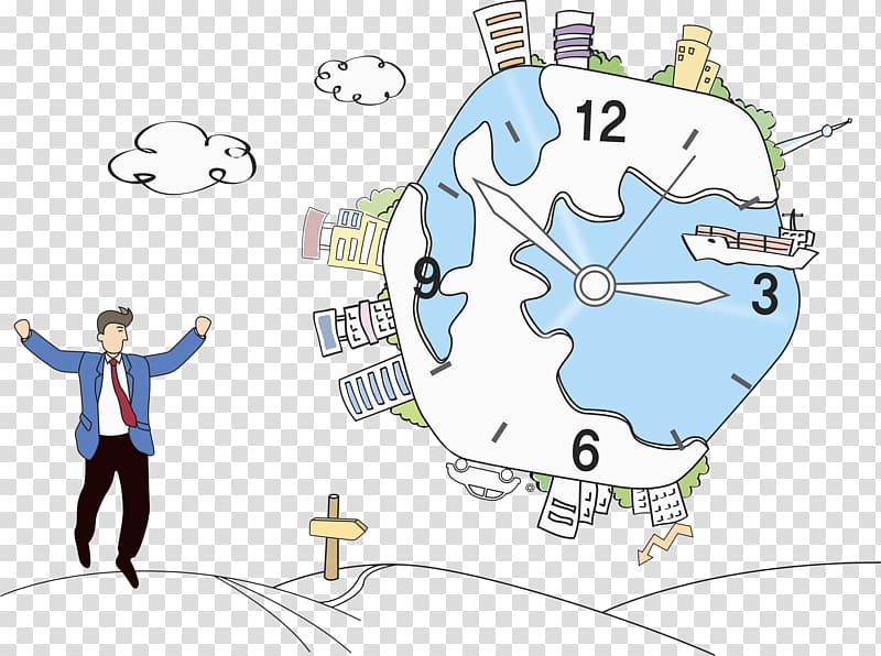 , Time man transparent background PNG clipart