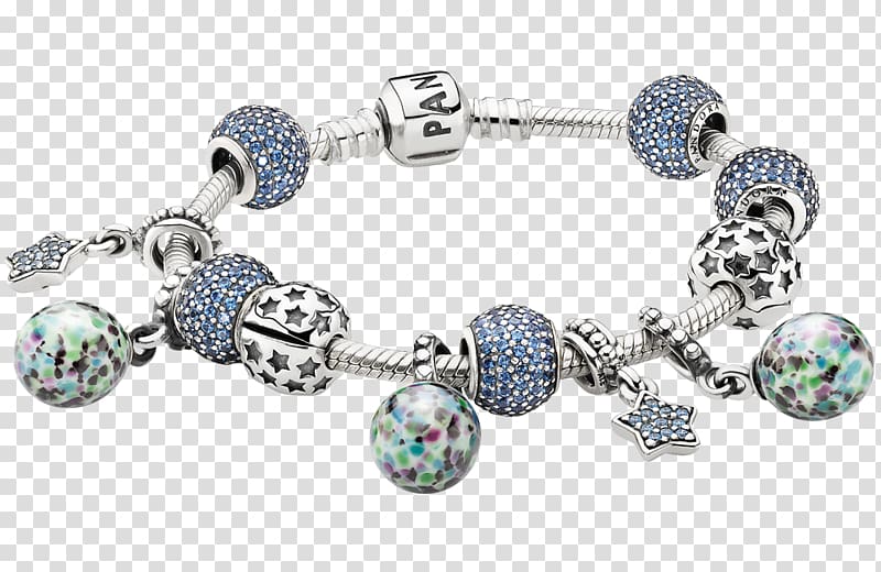 Earring Pandora Charm bracelet Jewellery, bracelet transparent background PNG clipart