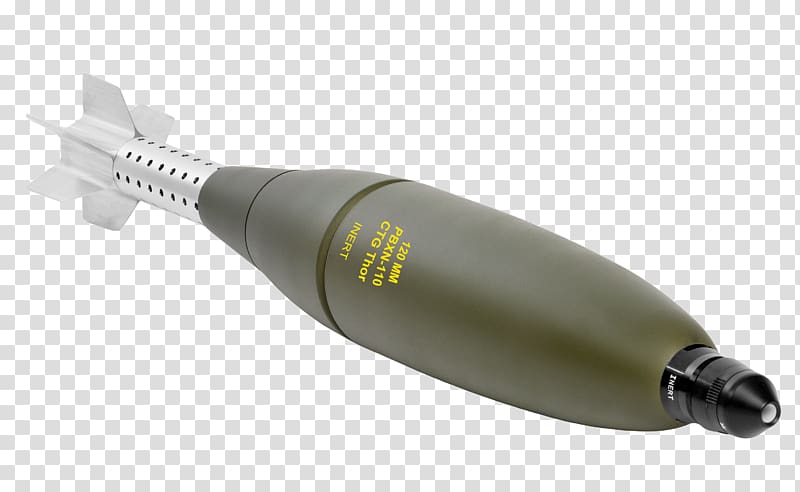 Mortar Ammunition Soltam K6 Fragmentation Cartridge, ammunition transparent background PNG clipart