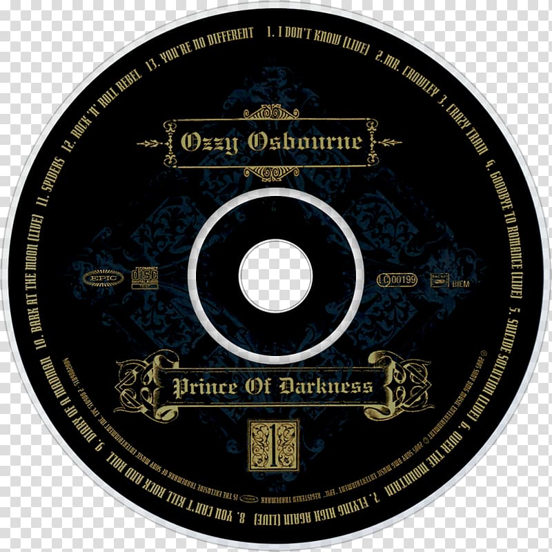 vaskular Stent Pan Caliente DVD SoundCloud, Ozzy Osbourne transparent background PNG clipart