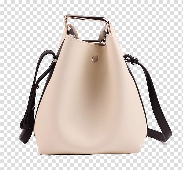 Handbag Leather Messenger bag Used good, Leather bucket bag transparent background PNG clipart