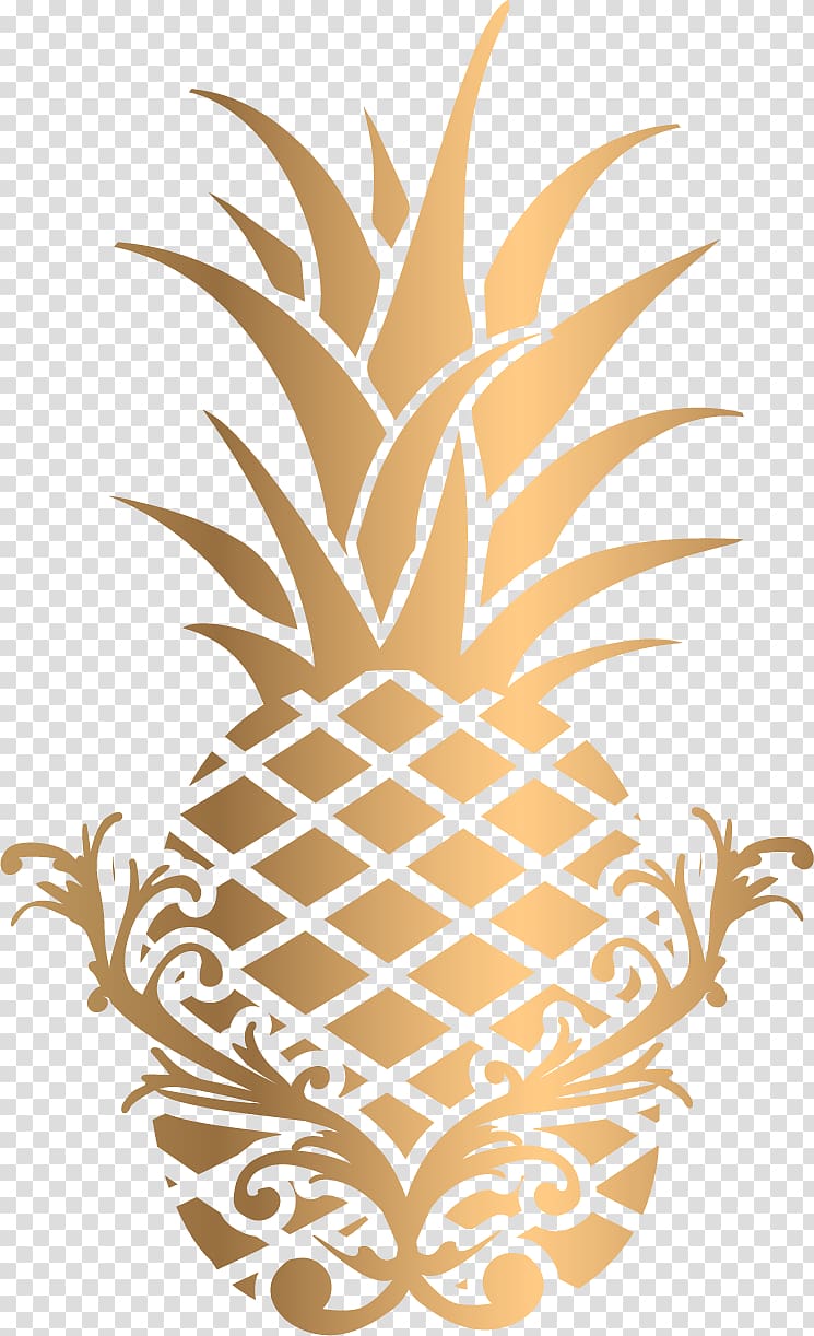Pineapple Charleston Seashell Beach , pineapple transparent background PNG clipart