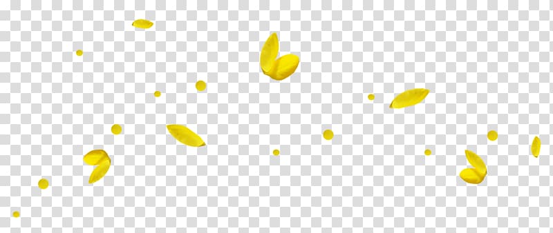 yellow flower petals art, Yellow Petal, Dream petals crushed petals transparent background PNG clipart