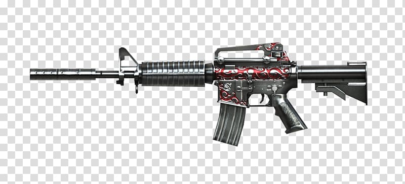 M4 carbine Airsoft Guns Close Quarters Battle Receiver SOPMOD, weapon transparent background PNG clipart