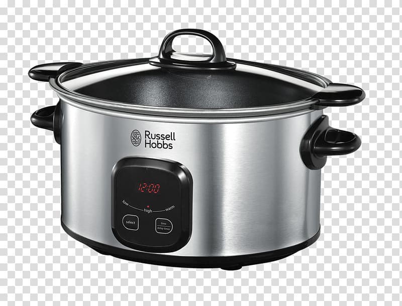 Slow Cookers Russell Hobbs 22750 6.0l Slow Cooker 220/240 volt 50hz Russell Hobbs 22740-56 Cook @ Home Hardware/Electronic, Cooker transparent background PNG clipart