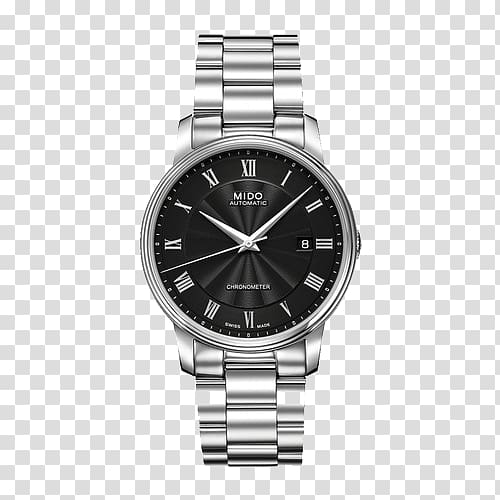 Automatic watch Mido Chronometer watch Strap, mido watches Baroncelli transparent background PNG clipart