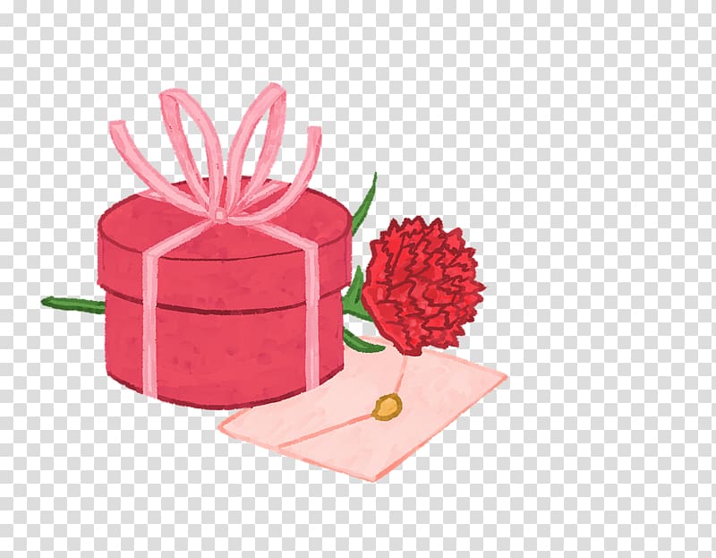 Gift Carnation Mother's Day , gift transparent background PNG clipart