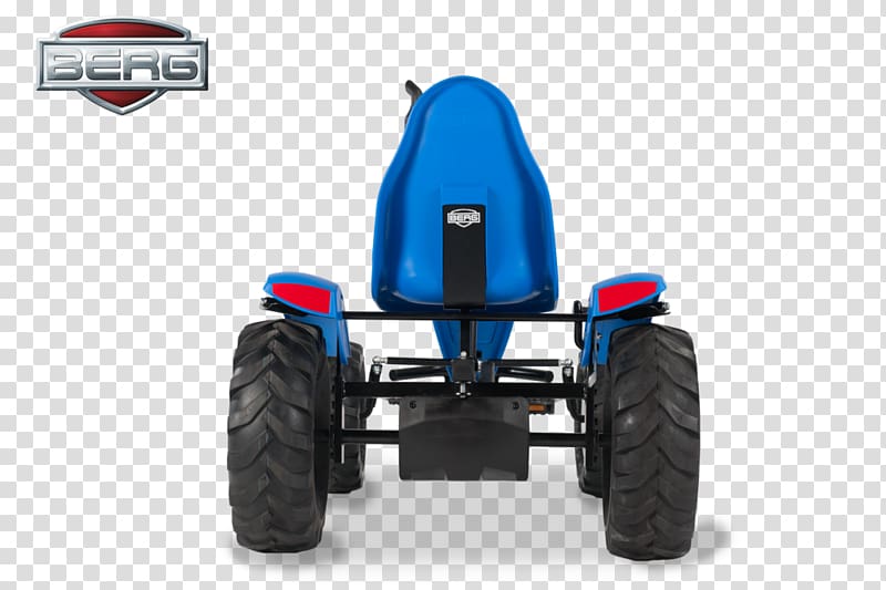 Go-kart BERG Race New Holland Agriculture Pedal Tractor, cartoon trampoline transparent background PNG clipart