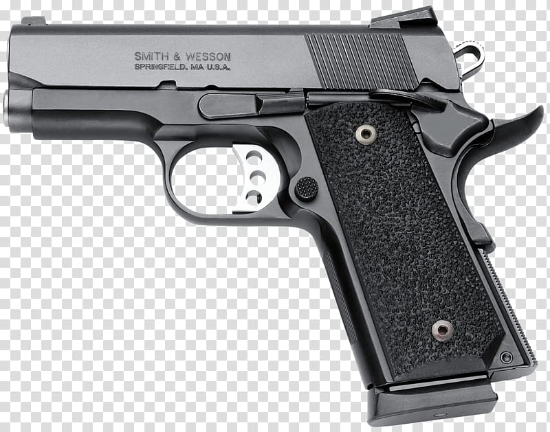 Springfield Armory Smith & Wesson SW1911 M1911 pistol .45 ACP, Handgun transparent background PNG clipart