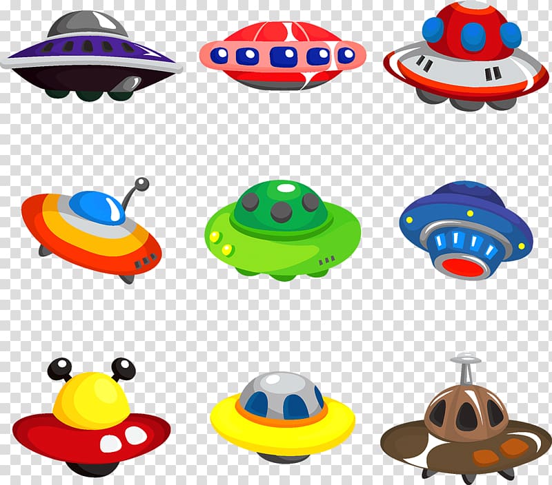 Unidentified flying object Cartoon, Alien UFO transparent background PNG clipart