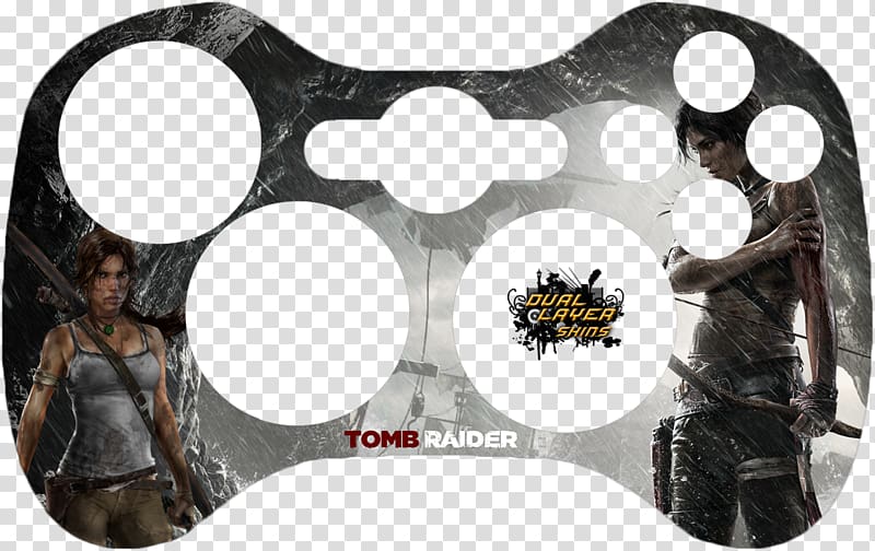 Xbox 360 controller Tomb Raider PlayStation Joystick, Tomb Raider III transparent background PNG clipart