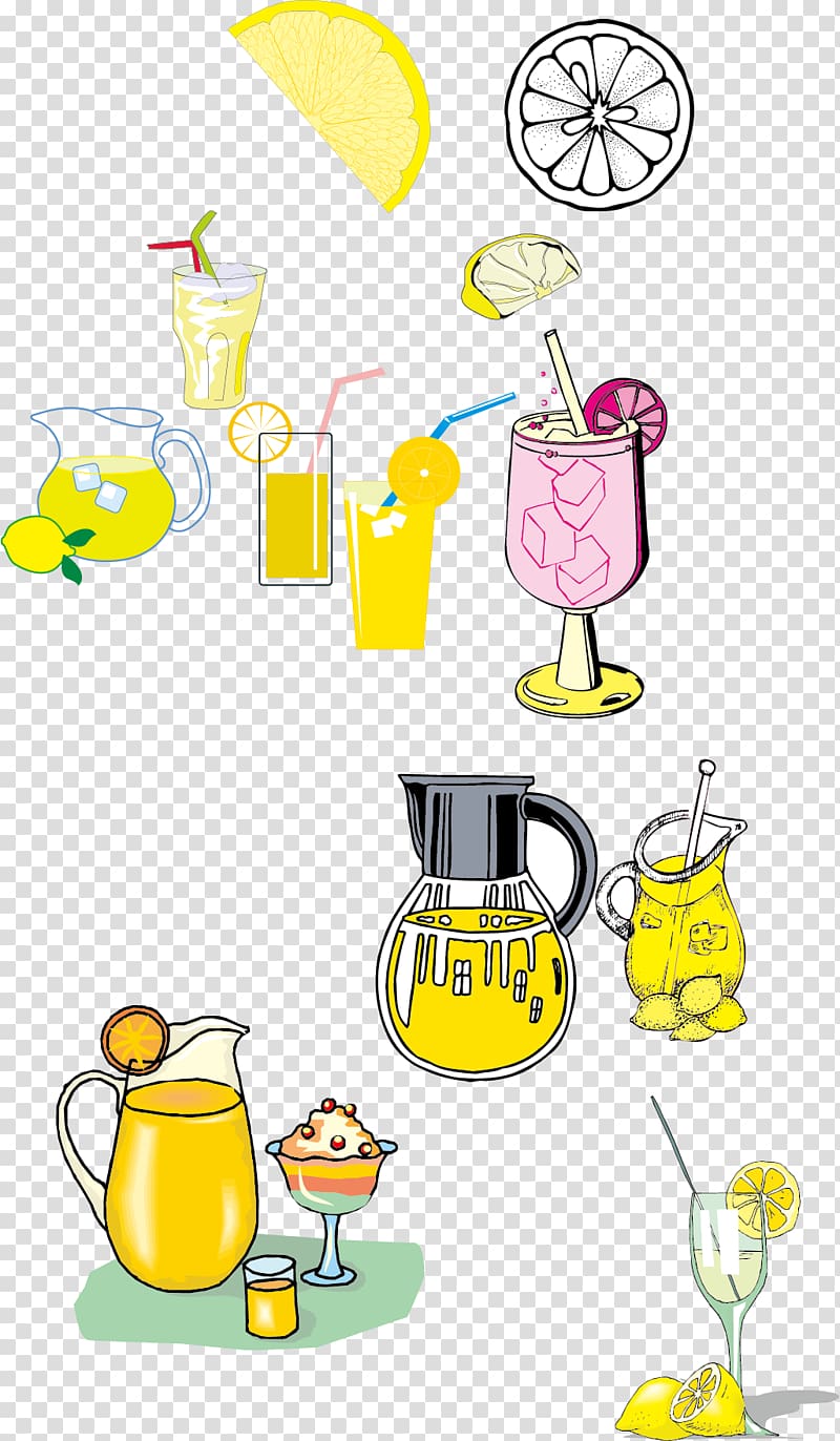 Apple juice Fresca Strawberry juice Lemon, Lemon fresh fruit juice shop poster material transparent background PNG clipart