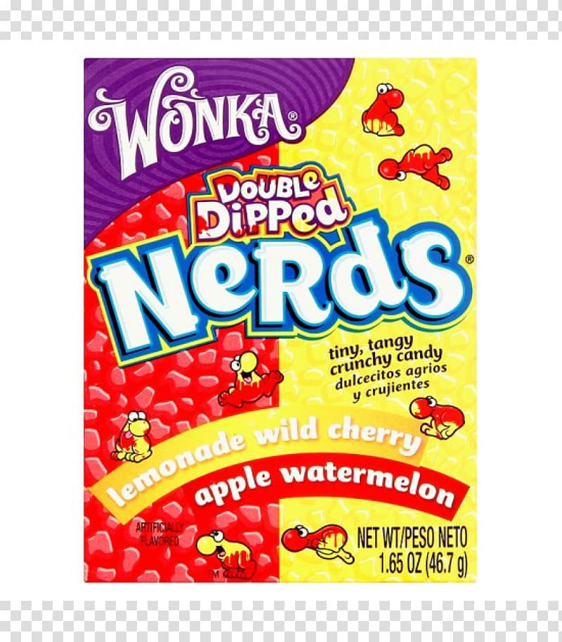 Lemonade Nerds The Willy Wonka Candy Company Fun Dip, lemonade transparent background PNG clipart