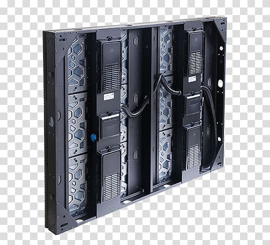 Computer Cases & Housings LED display Display device Computer Servers Disk array, led billboard transparent background PNG clipart