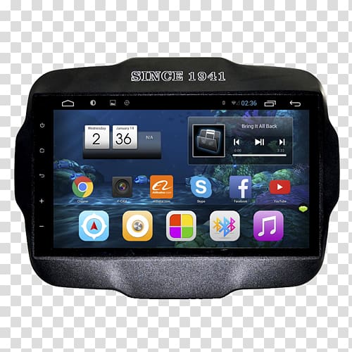 GPS Navigation Systems Audi A6 Car Vehicle audio, gps monitor transparent background PNG clipart