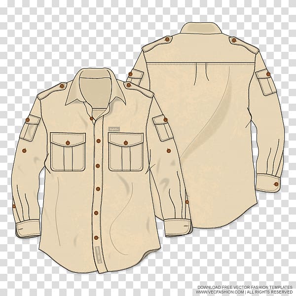 Clothing Shirt Safari jacket, safari transparent background PNG clipart