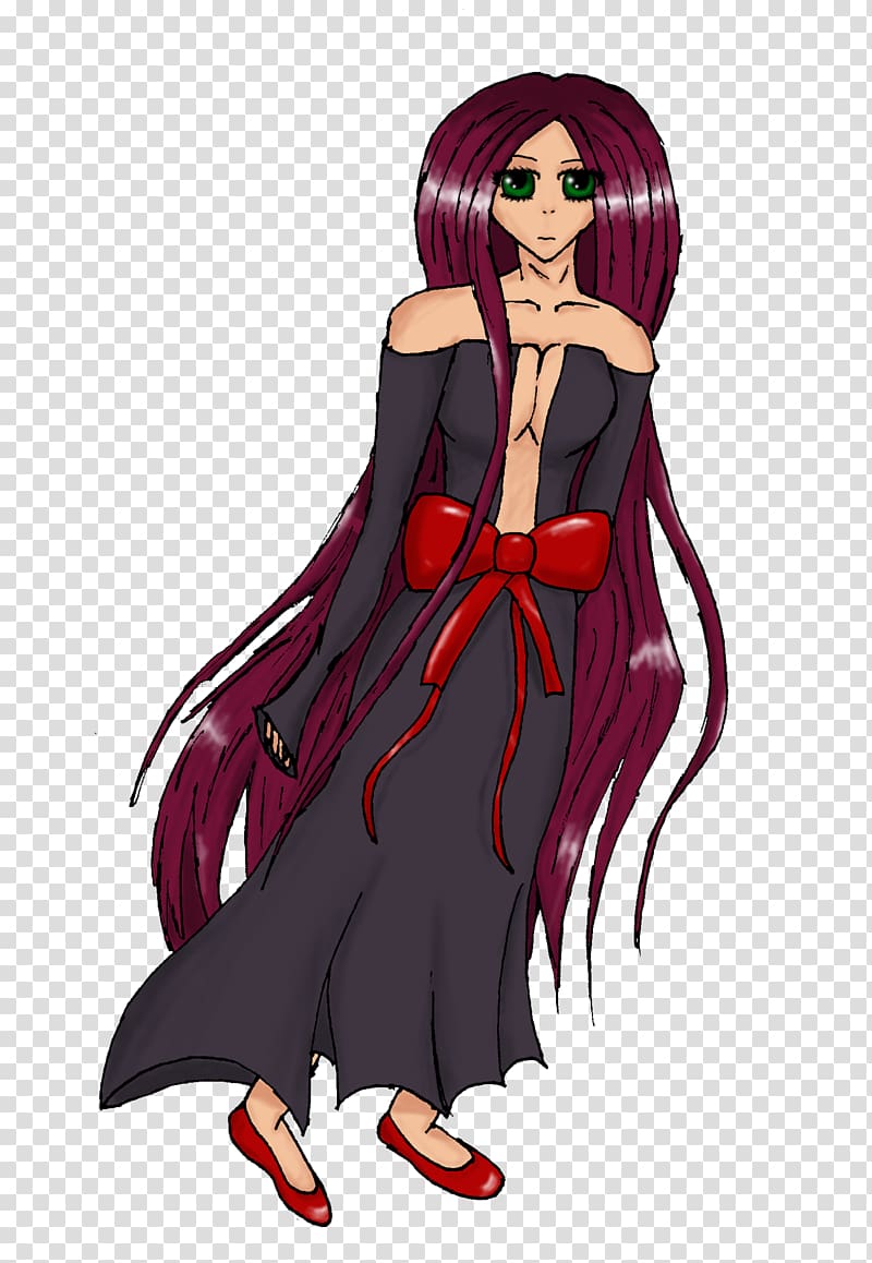 Long hair Hair coloring Hime cut Demon Black hair, Wicked Witch Of The West transparent background PNG clipart