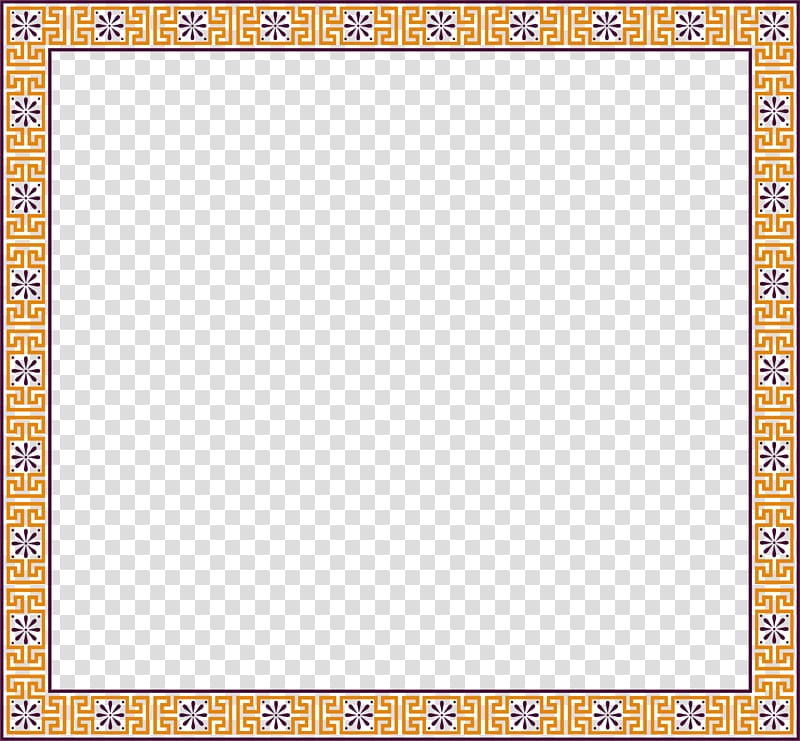 Orange Board game, Orange frame transparent background PNG clipart