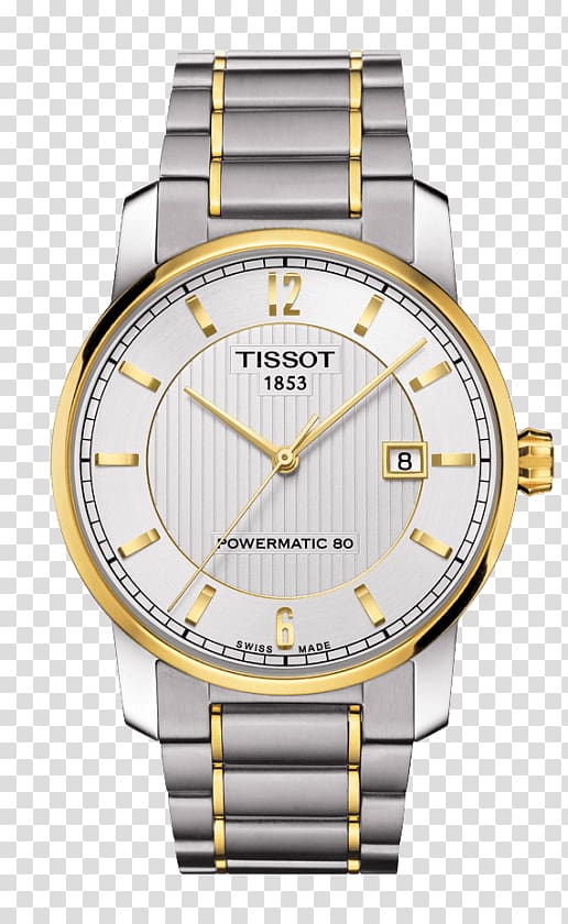 Tissot Automatic watch G-Shock COSC, watch transparent background PNG clipart
