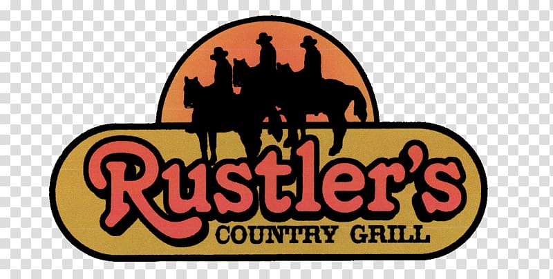 Logo Brand Rustler's Country Grill Font, grill cartoon transparent background PNG clipart