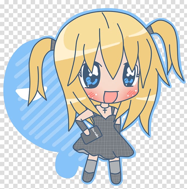 Misa Amane Chibi Death Note Another Note: The Los Angeles BB Murder Cases Anime Mangaka, Chibi transparent background PNG clipart