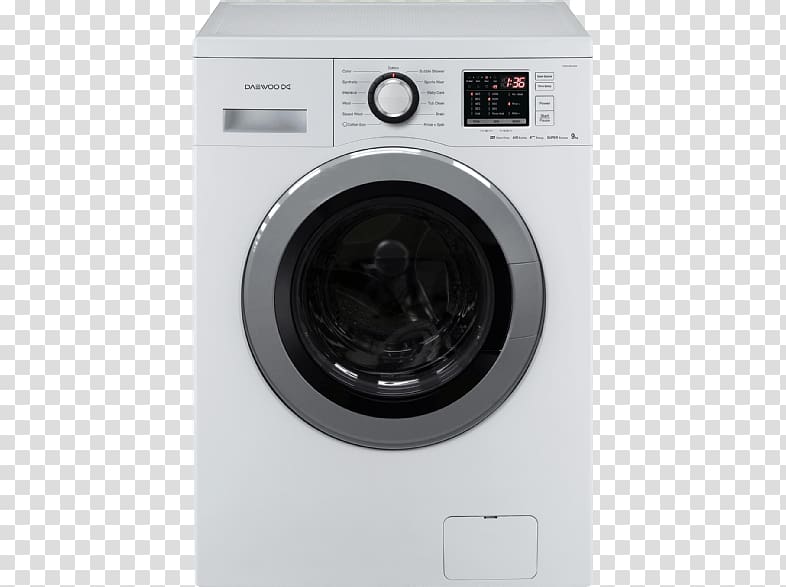 Combo washer dryer Washing Machines Clothes dryer LG Tromm Direct drive mechanism, Daewoo transparent background PNG clipart