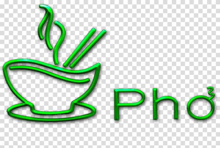 The Hanoi Bike Shop Pho Logo, neon sign transparent background PNG clipart