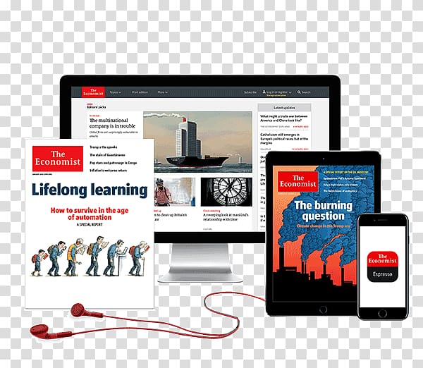 The Economist Magazine Subscription business model Economics Brand, others transparent background PNG clipart
