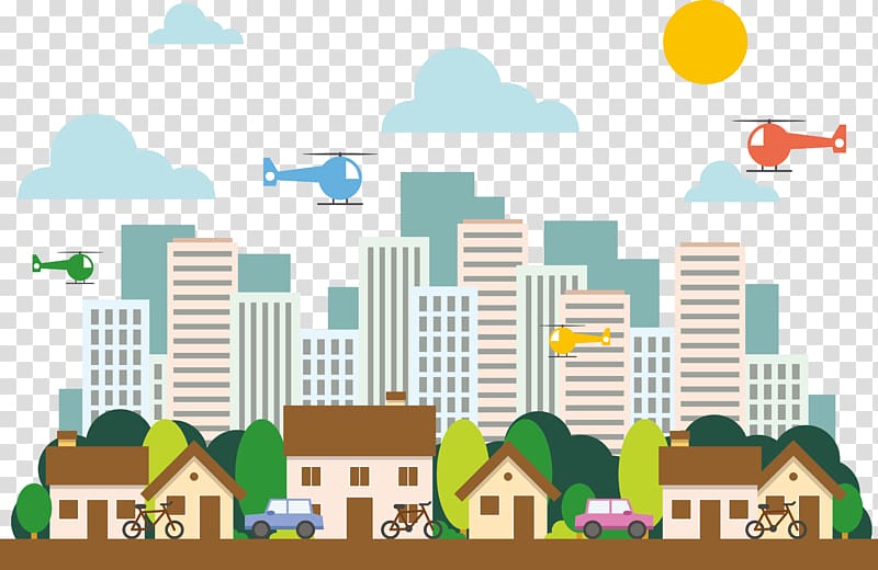city buildings illustration, Housing House Illustration, City housing transparent background PNG clipart