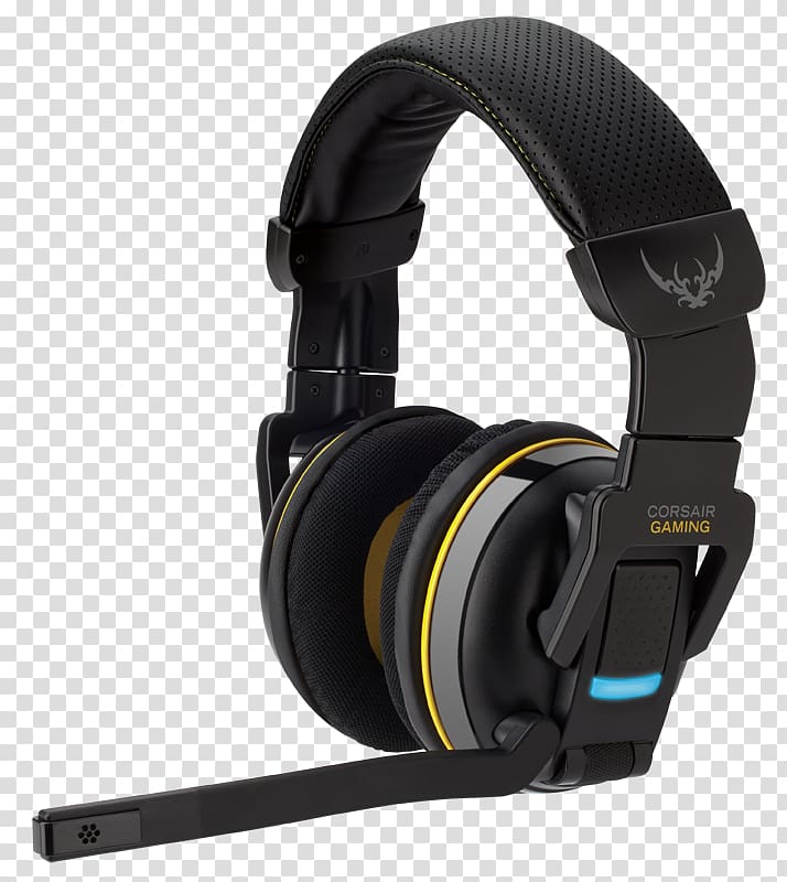 Corsair H2100 Corsair Gaming H2100 Dolby 7.1 Wireless Gaming Headset Headphones Corsair Components, headphones transparent background PNG clipart