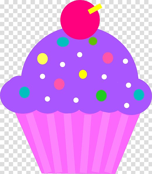 Mini Cupcakes Birthday cake , sprinkles transparent background PNG clipart
