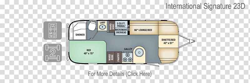 Airstream Caravan Campervans Floor plan Trailer, Bambi Award transparent background PNG clipart
