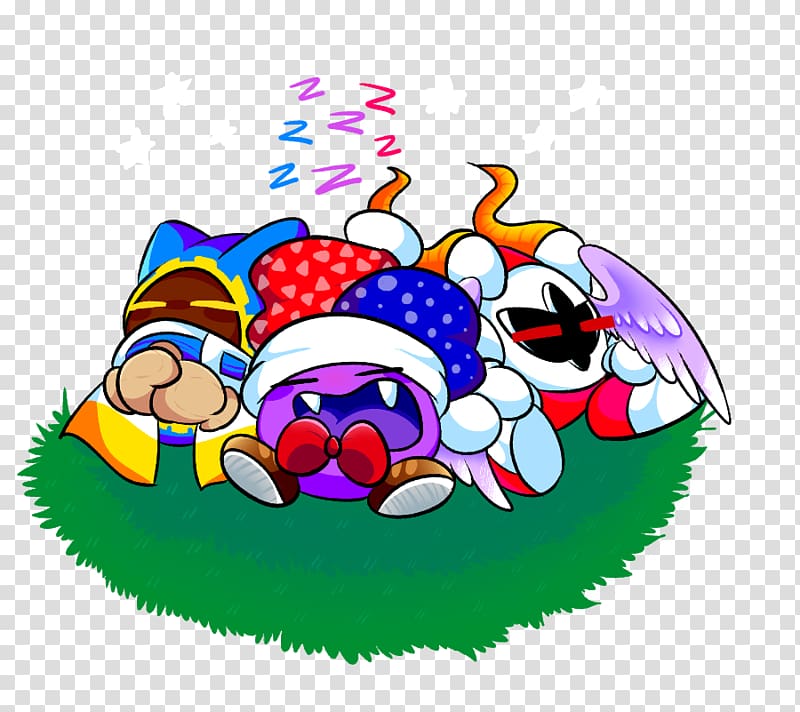 Kirby's Dream Land 3 Magolor Nintendo Waddle Doo , sleeping penguin transparent background PNG clipart