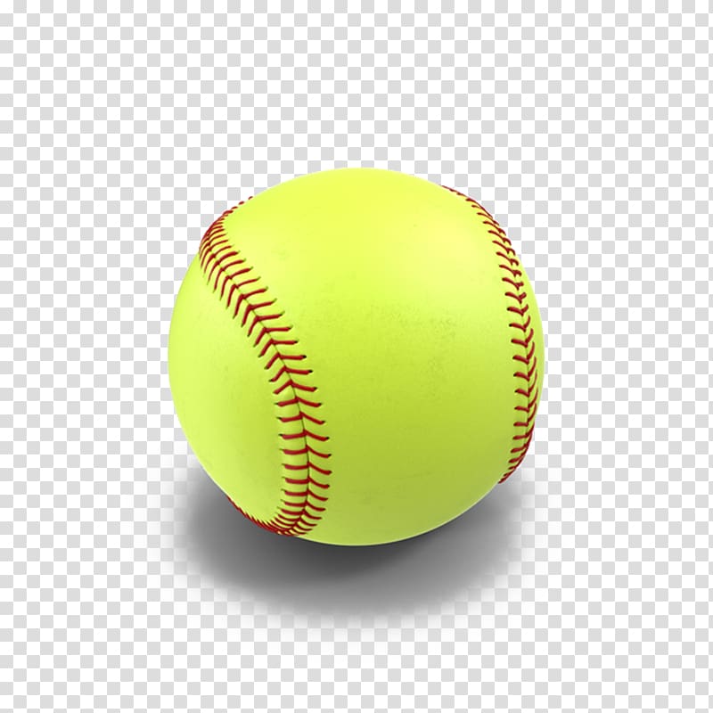green baseball, Softball , Slow Softball transparent background PNG clipart