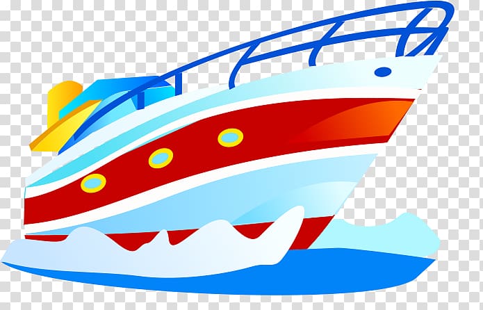 Watercraft Cartoon, yacht transparent background PNG clipart