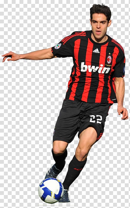 Kaká Jersey Soccer player A.C. Milan Brazil national football team, football transparent background PNG clipart
