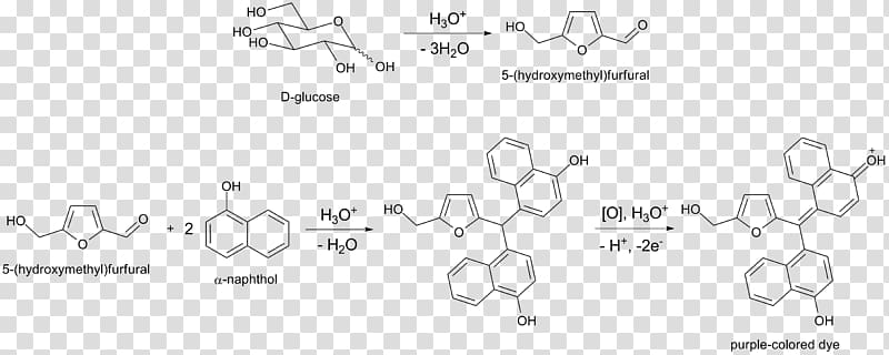 Molisch's test Carbohydrate Reducing sugar Chemical test Chemical reaction, others transparent background PNG clipart