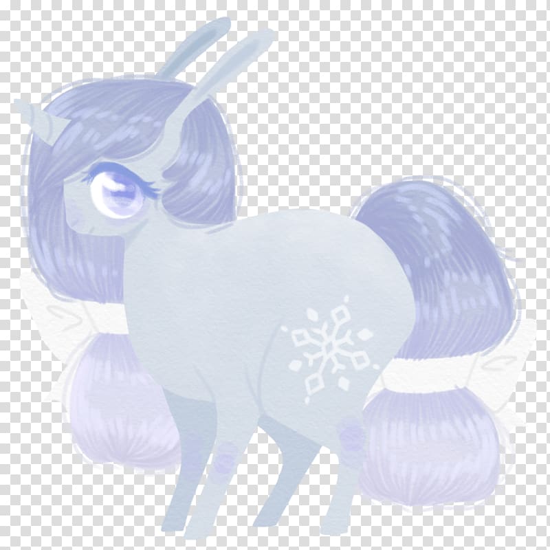 Horse Cartoon Character, Snowflakes Fall transparent background PNG clipart
