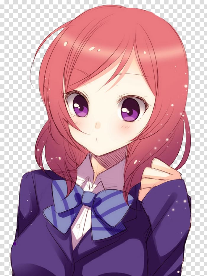 Maki Nishikino Anime Another Manga Art, anime girl transparent background PNG clipart