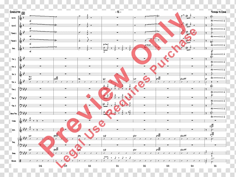 Sheet Music J.W. Pepper & Son Song Composer Big band, every festival is twice as dear transparent background PNG clipart