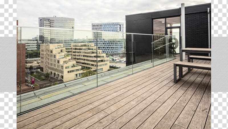 Glass Q-railing Handrail Deck Balcony, glass building transparent background PNG clipart