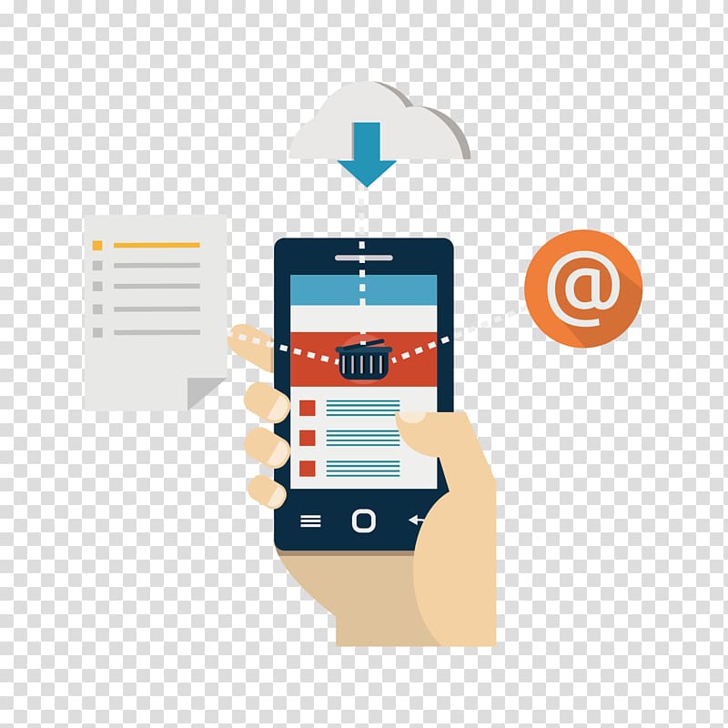 Digital marketing E-commerce Business Web banner Service, phones and hands transparent background PNG clipart