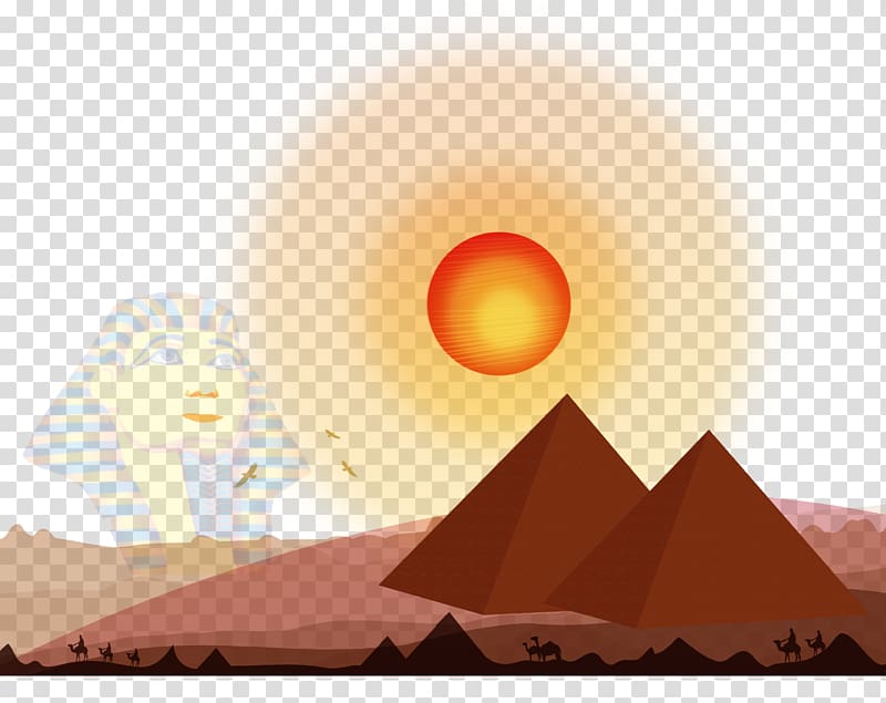 Desert landscape transparent background PNG clipart