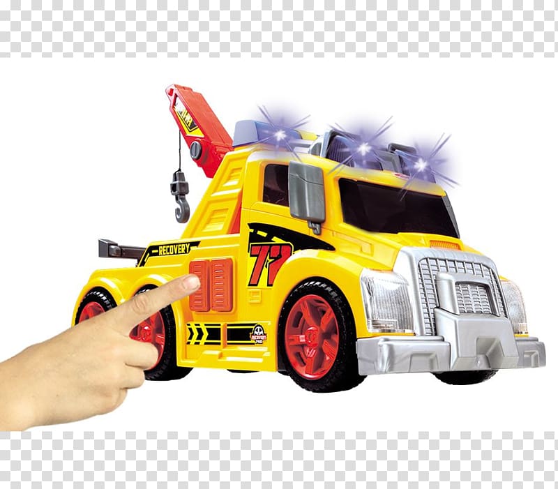 Car Tow truck Toy Simba Dickie Group, car transparent background PNG clipart