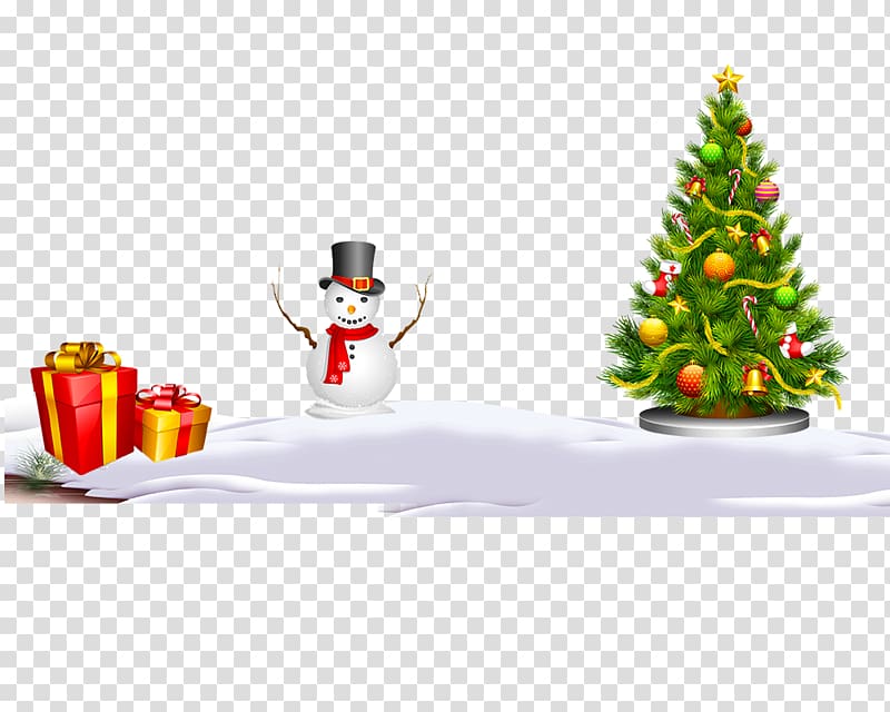 Christmas tree Christmas ornament , Christmas snowman transparent background PNG clipart