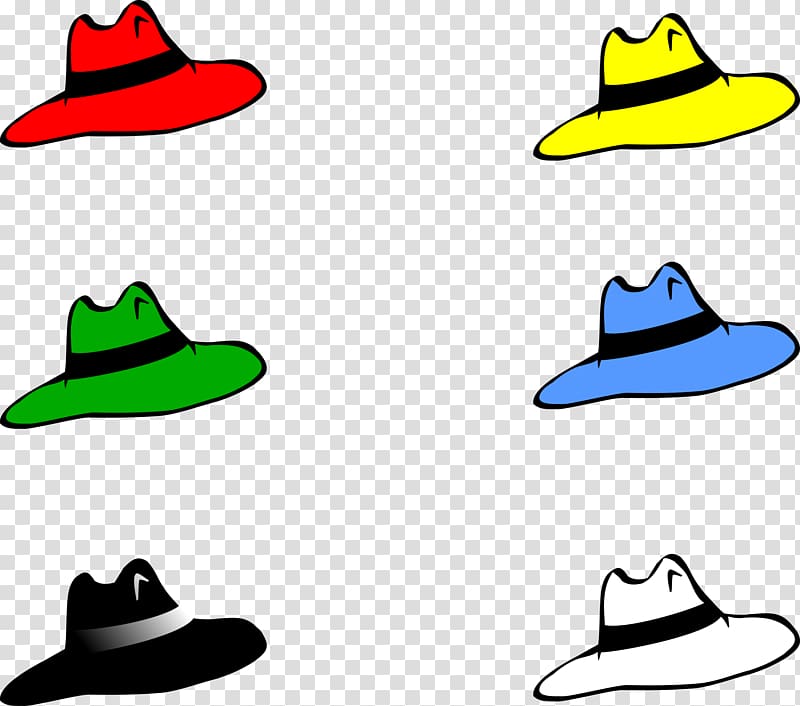 Six Thinking Hats , Hat transparent background PNG clipart