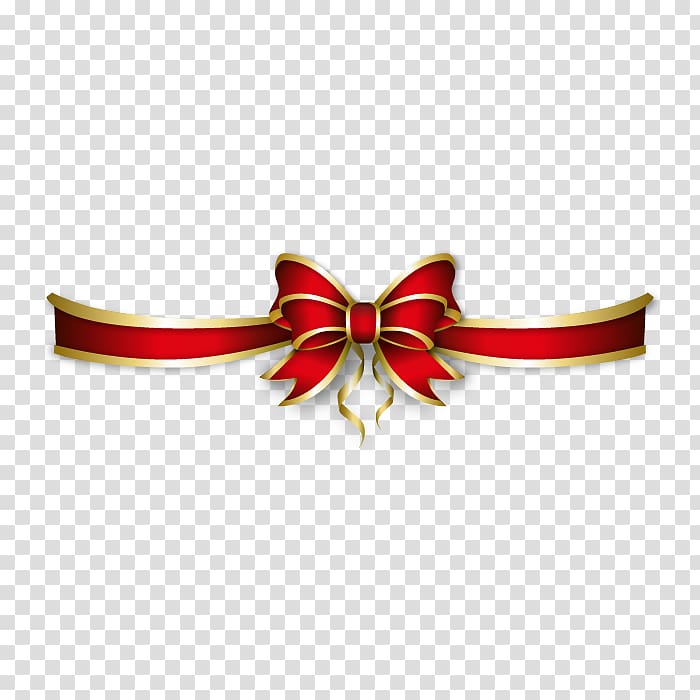 Christmas Ribbon Gift Euclidean , Christmas ribbon transparent background PNG clipart